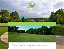 Tablet Screenshot of monroecountryclubgolf.com